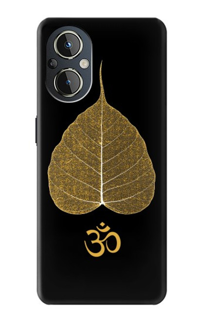 S2331 Gold Leaf Buddhist Om Symbol Case For OnePlus Nord N20 5G