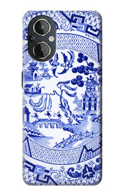 S2768 Willow Pattern Graphic Case For OnePlus Nord N20 5G