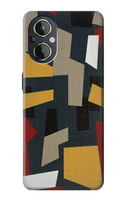 S3386 Abstract Fabric Texture Case For OnePlus Nord N20 5G