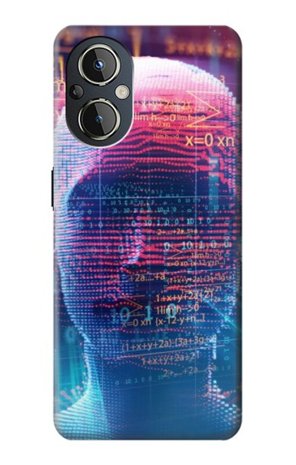 S3800 Digital Human Face Case For OnePlus Nord N20 5G
