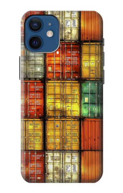 S3861 Colorful Container Block Case For iPhone 12 mini