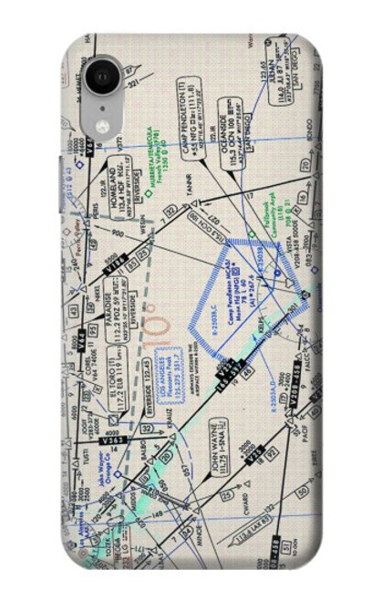 S3882 Flying Enroute Chart Case For iPhone XR