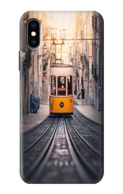S3867 Trams in Lisbon Case For iPhone X, iPhone XS