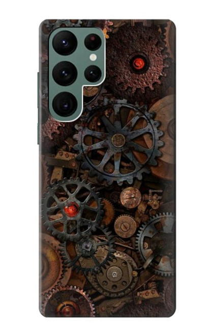 S3884 Steampunk Mechanical Gears Case For Samsung Galaxy S22 Ultra