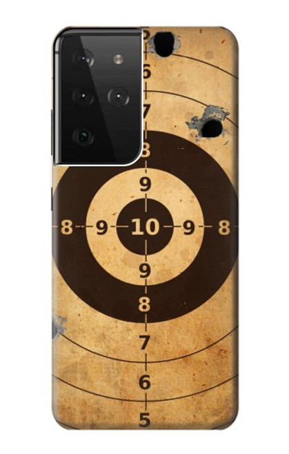 S3894 Paper Gun Shooting Target Case For Samsung Galaxy S21 Ultra 5G