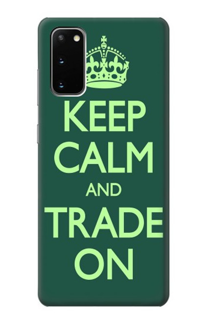 S3862 Keep Calm and Trade On Case For Samsung Galaxy S20