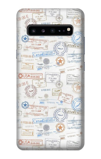 S3903 Travel Stamps Case For Samsung Galaxy S10 5G