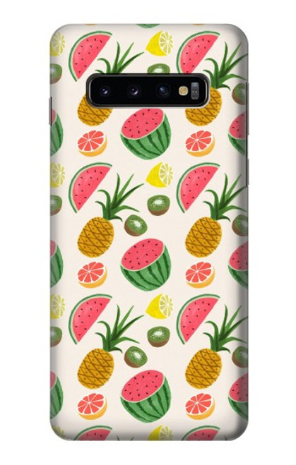 S3883 Fruit Pattern Case For Samsung Galaxy S10
