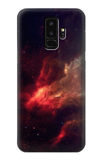 S3897 Red Nebula Space Case For Samsung Galaxy S9 Plus