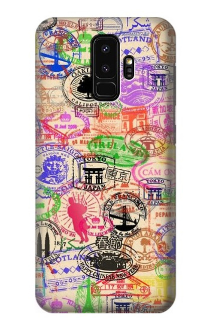 S3904 Travel Stamps Case For Samsung Galaxy S9 Plus