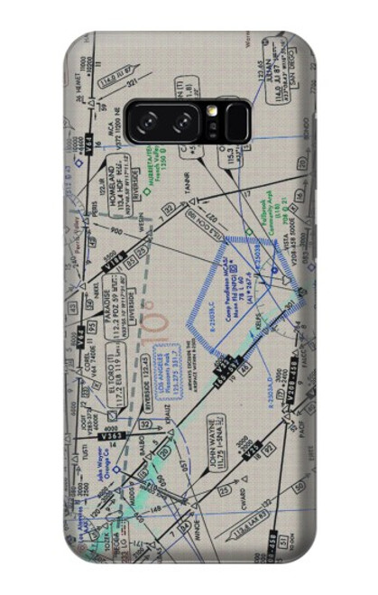 S3882 Flying Enroute Chart Case For Note 8 Samsung Galaxy Note8