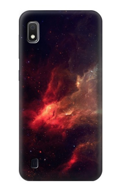S3897 Red Nebula Space Case For Samsung Galaxy A10