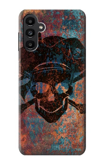 S3895 Pirate Skull Metal Case For Samsung Galaxy A13 5G