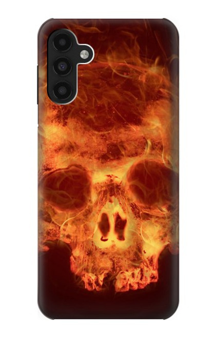 S3881 Fire Skull Case For Samsung Galaxy A13 4G