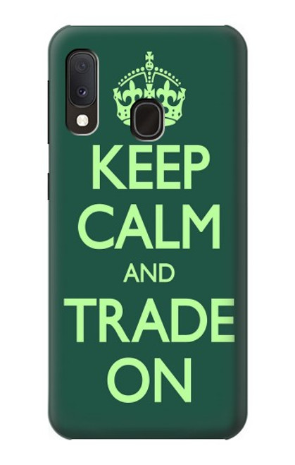 S3862 Keep Calm and Trade On Case For Samsung Galaxy A20e