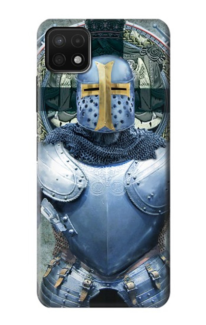 S3864 Medieval Templar Heavy Armor Knight Case For Samsung Galaxy A22 5G