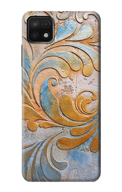 S3875 Canvas Vintage Rugs Case For Samsung Galaxy A22 5G