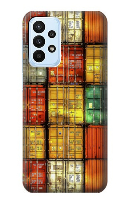 S3861 Colorful Container Block Case For Samsung Galaxy A23