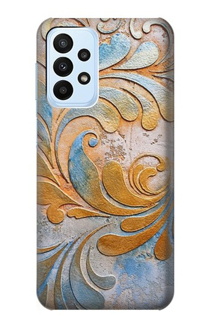 S3875 Canvas Vintage Rugs Case For Samsung Galaxy A23