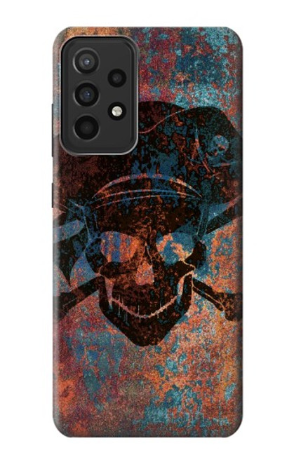 S3895 Pirate Skull Metal Case For Samsung Galaxy A52s 5G