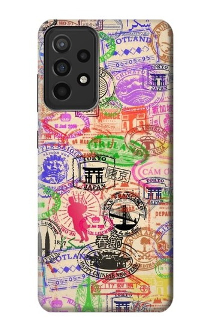 S3904 Travel Stamps Case For Samsung Galaxy A52s 5G