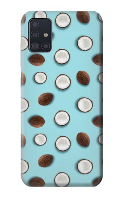 S3860 Coconut Dot Pattern Case For Samsung Galaxy A51