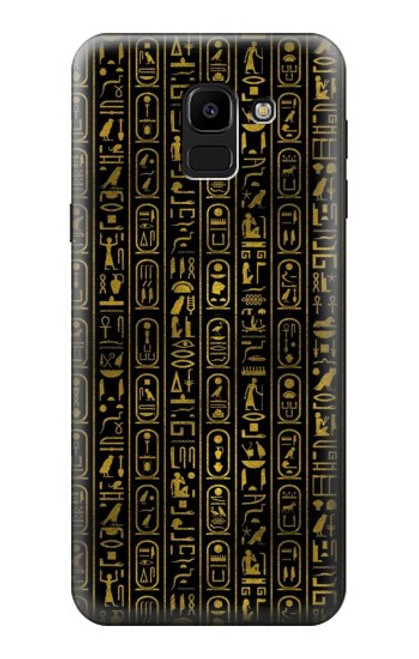 S3869 Ancient Egyptian Hieroglyphic Case For Samsung Galaxy J6 (2018)