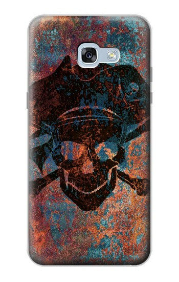 S3895 Pirate Skull Metal Case For Samsung Galaxy A5 (2017)