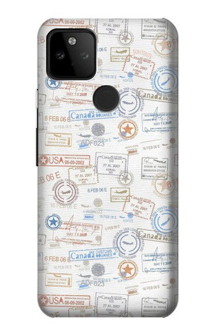 S3903 Travel Stamps Case For Google Pixel 5A 5G