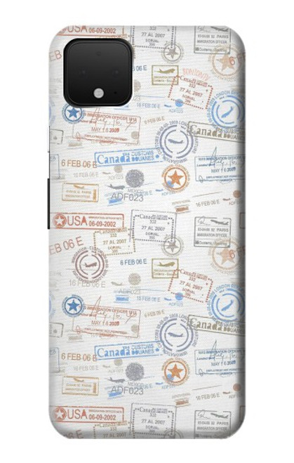S3903 Travel Stamps Case For Google Pixel 4
