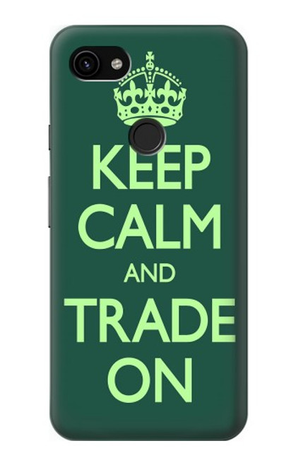 S3862 Keep Calm and Trade On Case For Google Pixel 3a XL