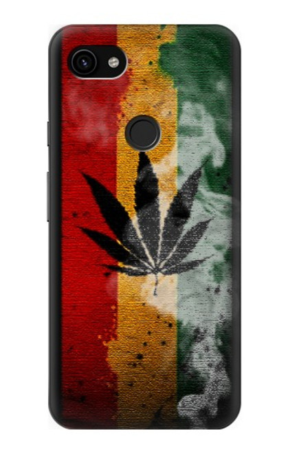 S3890 Reggae Rasta Flag Smoke Case For Google Pixel 3a XL
