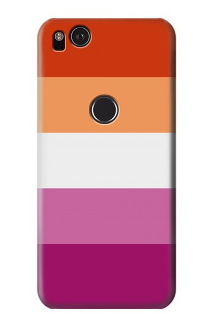 S3887 Lesbian Pride Flag Case For Google Pixel 2