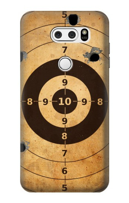 S3894 Paper Gun Shooting Target Case For LG V30, LG V30 Plus, LG V30S ThinQ, LG V35, LG V35 ThinQ