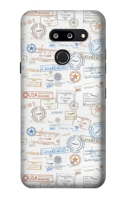 S3903 Travel Stamps Case For LG G8 ThinQ