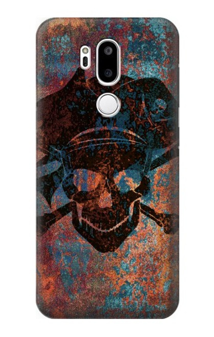 S3895 Pirate Skull Metal Case For LG G7 ThinQ
