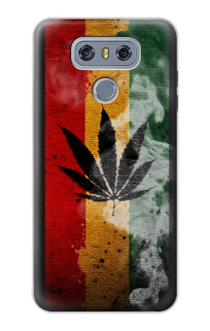 S3890 Reggae Rasta Flag Smoke Case For LG G6