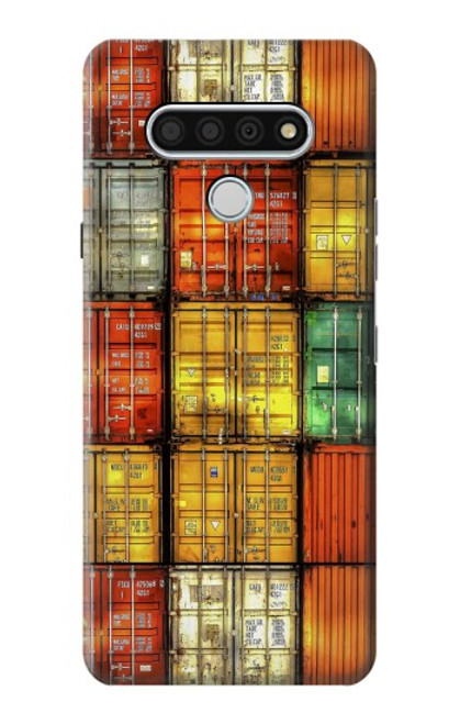S3861 Colorful Container Block Case For LG Stylo 6