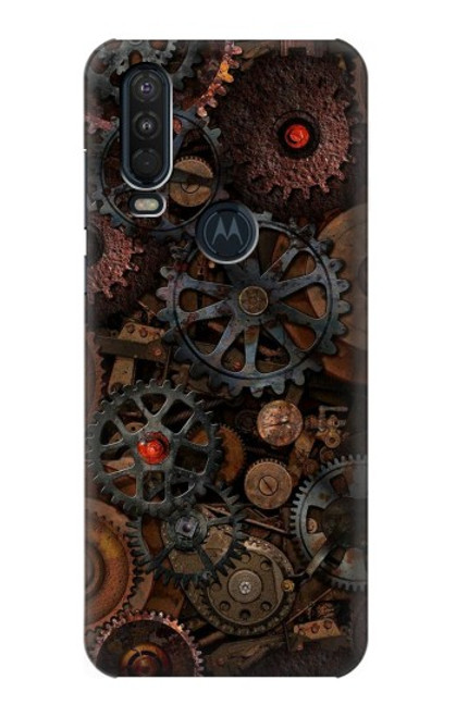 S3884 Steampunk Mechanical Gears Case For Motorola One Action (Moto P40 Power)