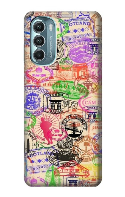 S3904 Travel Stamps Case For Motorola Moto G Stylus 5G (2022)