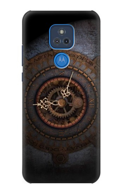 S3908 Vintage Clock Case For Motorola Moto G Play (2021)