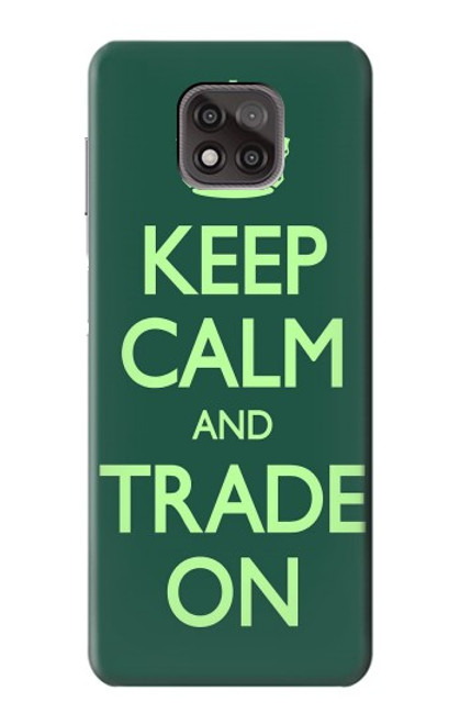 S3862 Keep Calm and Trade On Case For Motorola Moto G Power (2021)