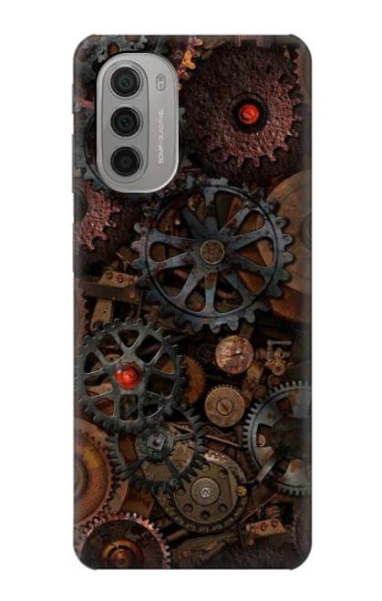 S3884 Steampunk Mechanical Gears Case For Motorola Moto G51 5G