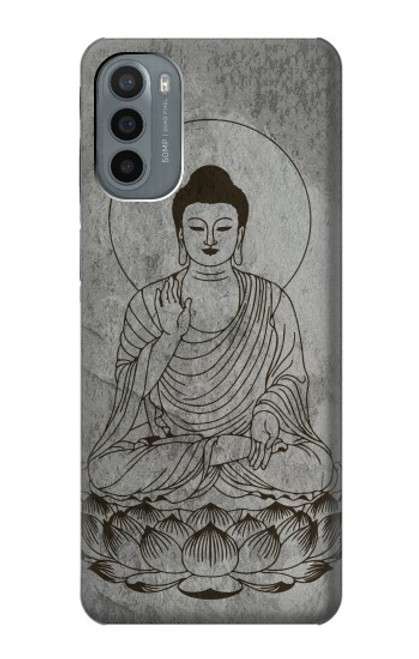 S3873 Buddha Line Art Case For Motorola Moto G31