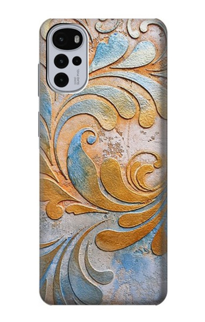 S3875 Canvas Vintage Rugs Case For Motorola Moto G22