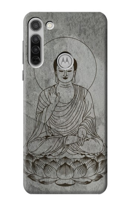 S3873 Buddha Line Art Case For Motorola Moto G8