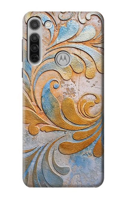 S3875 Canvas Vintage Rugs Case For Motorola Moto G8