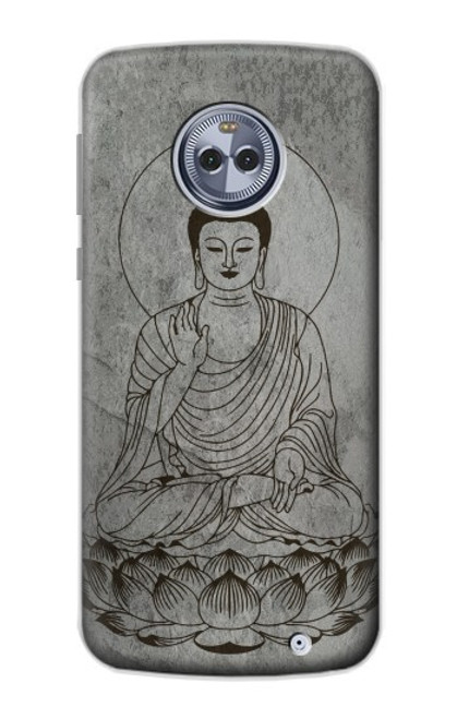 S3873 Buddha Line Art Case For Motorola Moto X4