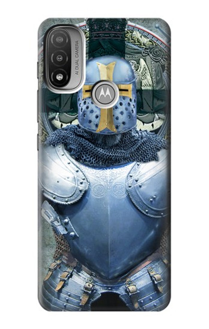 S3864 Medieval Templar Heavy Armor Knight Case For Motorola Moto E20,E30,E40