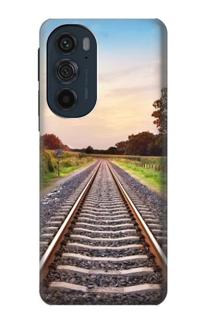 S3866 Railway Straight Train Track Case For Motorola Edge 30 Pro